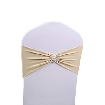 Gshy Stuhlhusse, 20 Stück, Decke, weiß, Universal, ausziehbar, für Dekoration, Hochzeit, Geburtstag, Party, 15 x 36 cm