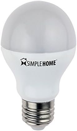 SimpleHome XLB7-1001-WHT Wi-Fi Dimmable Smart LED Bulb, White