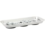 Grizzly G9721 6-Inch by 14-Inch Stainless Magnetic Tray