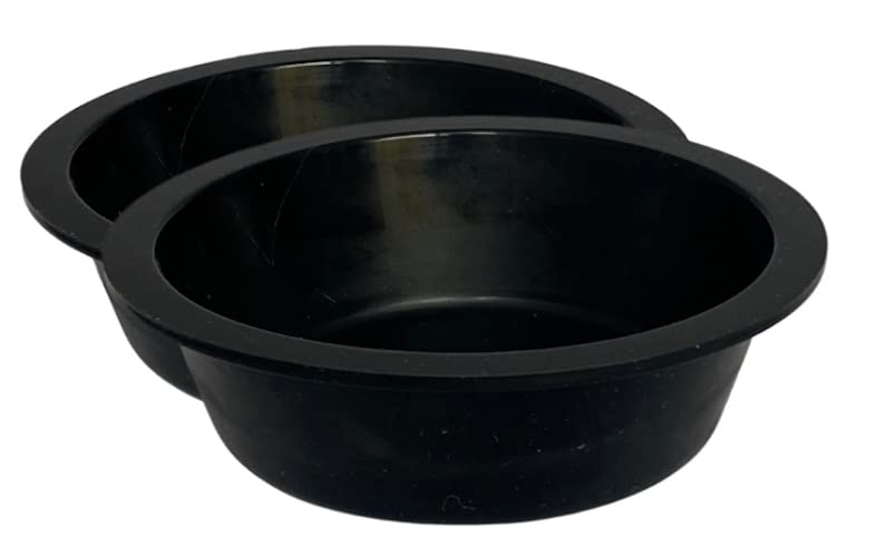 Serentify Set of 2 Black Silicone Dishes compatible with Serentify Colour Changing Electric Wax Burner