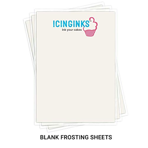 Icinginks Cake Printer Art Package includes Cake Printer, Edible Cartridges, Wafer Paper, Frosting Sheets, Set of 5 Double Tip Cake Markers - Best Canon Image Printer Exclusive Bundle
