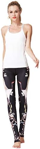 Tesuwel Extra Long Over The Heel High Waist Tummy Control Women's Yoga Pants Stirrup Leggings