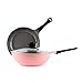Neoflam 3 Piece Eela Ceramic Nonstick Cookware Set, Pink