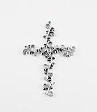 Pewter Mustard Seed Wall Cross