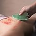 Jade Roller for Face Gua Sha Set Facial Natural Stone Massager Anti-Aging Roller Body Eyes Neck Lymphatic Drainage Tool Reduce Wrinkles Womens Gifts