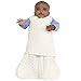 HALO SleepSack Plush Dot Velboa Swaddle, Cream, Newborn