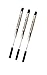 3 Pack - Schmidt Easy Flow 9000 Ballpoint Pen Refills - Black Broad / Bold Point