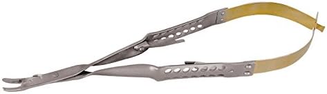 Bimedix NHC-C2/C Laschal Model CE2-631-10L/C Needle Holder/Suture Cutter Combination, Castro #2, Curved Carbide Jaws (6"15.2 cm), Spring Stainless Steel