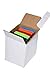 QualityPerfection - 12 Multi Beer Blank Can Coolers Sleeves - 12 oz Soft Drink,Economy Bulk,Collapsible Insulator - Perfect 4 BBQ,Weddings,Parties(Set of 12-6 Colors with a box)