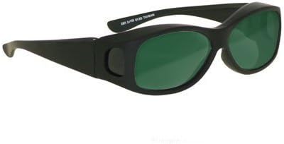 Laser Safety Eyewear - Diode Filter In Black Plastic Fit-Over Frame Style.