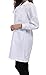 Taylor Eddie Professional Lab Coat for Women, Long Sleeve Lab Coat with Pockets, Female White Lab coat