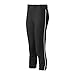 Mizuno Adult Women's Belted Piped Fastpitch Softball Pant, Black-White, XX-Large
