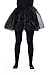 Classic Layered Princess Tutu for Holiday Costumes, Fun Runs,and Everyday Wear Over Leggings Black