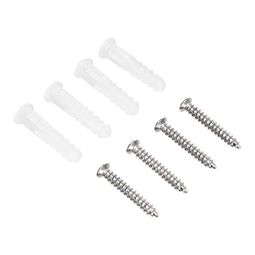 AmazonBasics Rectangular Wall Mirror 16″ x 20″ Standard Trim, White