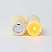 Flameless LED Candles by LampLust | Battery Operated, Ivory Wax Drip, Heights of 4