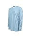 Guy Harvey Men's Marlin Sketch Pro UVX Performance Long-Sleeved T-Shirt, Sky Blue, X-Large