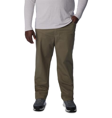 Columbia Mens Rapid Rivers Hiking Pant, Stone Green, 50 x 34