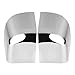 Super Duty Top Half Triple Chrome Plated Mirror Cover Cap for 2008-2016 Ford F250 F350 F450 (2Pcs)