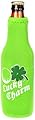 Hat Trick Openers Bottle Cooly Combo with Attached Lucky Charm Logo and Magnetic Ball Marker, Green Neoprene