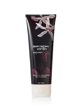 Bath and Body works Black Raspberry vanilla signature collection Body Cream 8oz 8oz (637293248279)