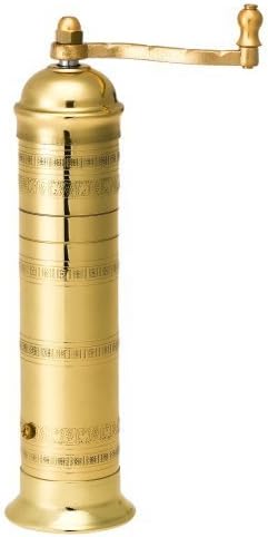 Pepper Mill Imports Atlas Pepper Mill, Brass, 10 by Pepper Mill Imports