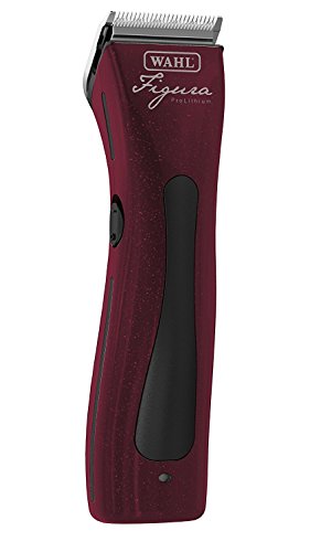 Wahl Professional Animal Figura Lithium Ion (Burgundy) Clipper Kit with a BONUS 4 oz.Clipper Oil