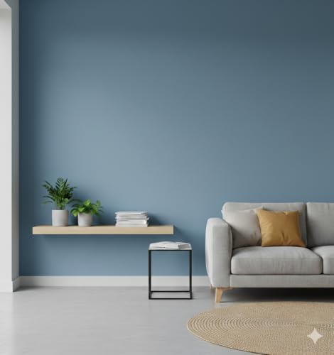 Papael de Parede Revestimento Adesivo Vinilico Autocolante Texturizado Para Envelopamento Móveis 3m x 45cm (Azul Urbano)
