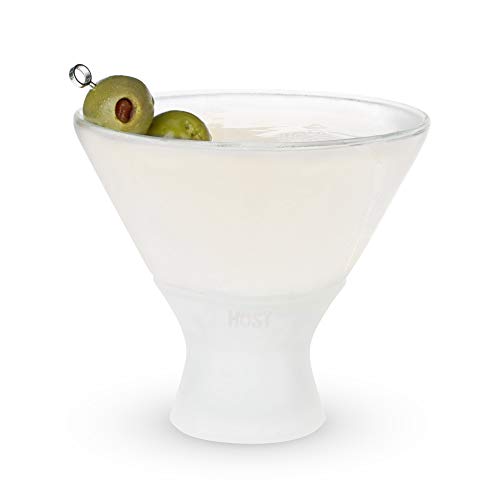 Host Freeze Insulated Stemless Martini Cocktail Drink Glasses Freezer