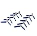 Youbedo 10pcs Klom Padlock Shim Picks Set Locksmith Tool Lock Accessories Set