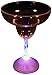 Flashing Panda Set of 4 8-oz LED Light Up Flashing Margarita Glasses