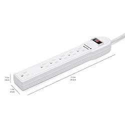 Amazon Basics Surge Protector Power