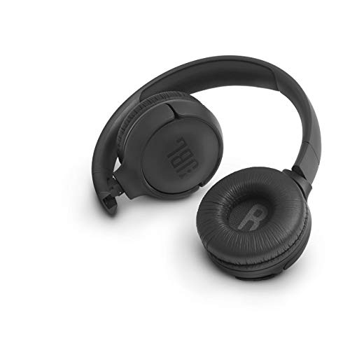 (Renewed) JBL Tune 500BT Powerful Bass Wireless On-Ear Headphones with Mic (Black)