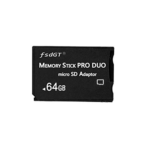 HuiErHui 64G High Speed Memory Stick Pro-HG Duo Class 10 64GB Micro SD and Mark2 HX Adapror for PSP Accessories