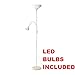 Ikea Not Floor Lamp Reading E17, E26, LED (Bulbs Included) White