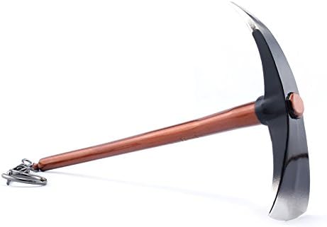 CHOUGE Games 5.1" Rock Climber Metal Pickaxe Hoe Model Figure Toys Collection key chain Collection
