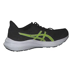 ASICS Men's Jolt 4 Sneaker, Black Lime, 7.5