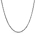 Bling Jewelry Stainless Steel Unisex Beaded Ball Chain Necklace 3mm