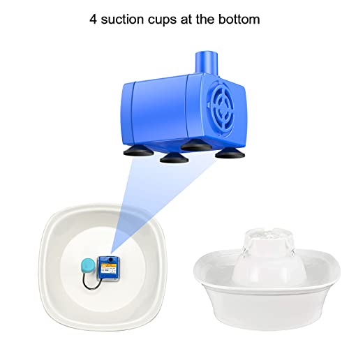 Wonder Creature Aurora Pet Fountain Water Pump, Pet Fountain Motor Cat