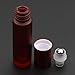 Kesell Empty Essential Oil Roller Bottles, 10 ml Glass Roll-on Bottles with Stainless Steel Roller Balls, Pack of 10