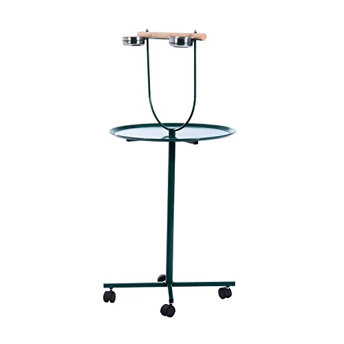 PawHut 49″ Bird Play Stand w/Wheels – Green