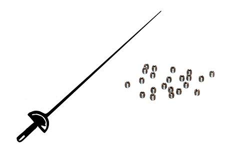 NEPS Screws 10 pcs Bag. This Epee Fencing Equipment is a Patented Epee Screw Oriented to Make Inserting/Removing tip Screw Operations Much Easier