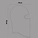 Walking Man Windproof 7in1 Balaclava Ski Face Mask - Grey