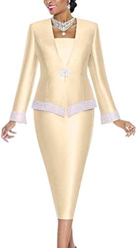 Go Mai Women Church Suits Church Dress Suit for Ladies Mother Gifts Special Occasion Wedding Party Formal Church Clothes