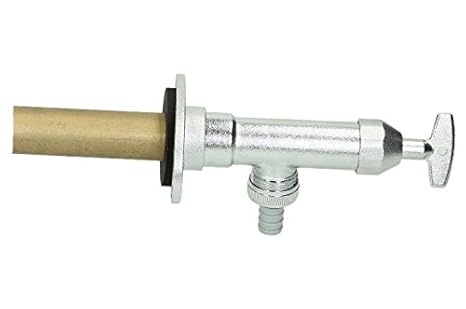 SCHELL 039970399 Frostsichere Außenwandarmatur , Außenarmatur POLAR II , Messing Armatur (Installationsbausatz) mit automatis