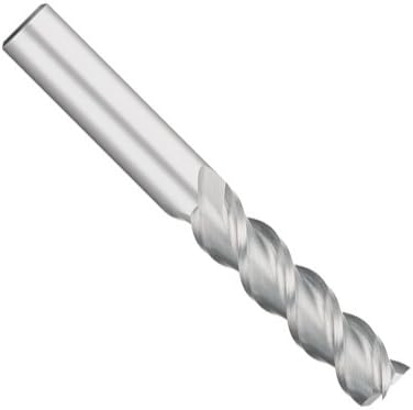 Kodiak Cutting Tools KODIAK150038 USA Made High Performance Solid Carbide End Mill for Aluminum, 45 Degree, 3 Flute, 5/16" Diameter, 5/16" Shank, 1-3/8" Length of Cut, 3" Overall Length