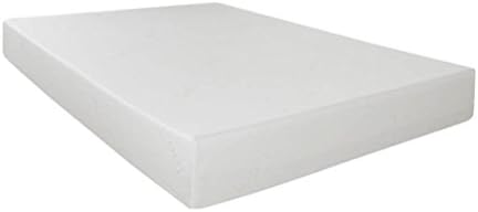 EzoBed "Cool" Memory Foam Mattress 8-inch Height Gel-Infused Medium-Firm CertiPUR-US Certified Foam for Pain Relief - Queen 60" x 80" - With 2 Free Pillows