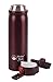 17oz Coffee Thermos, Stainless Steel Travel Mug, Double Wall Vacuum Insulated Water Bottle, Keeps Drinks Hot for 12 Hours and Cold for 24,(Extra Seal Gasket Included) Color Mulberry Red