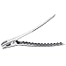 80 Pack 2.36 inches Metal Alligator Hair Clips, Silver Metal Alligator Hair Pins for Hair Care, Arts & Crafts Projects, Dry Hanging Clothing, Office Paper Document Organization