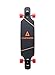 Playshion 39 Inch Drop Through Freestyle Longboard Skateboard Cruiser