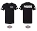 Promotion & Beyond Police Uniform Costume Halloween Unisex T-Shirt, M, Black
